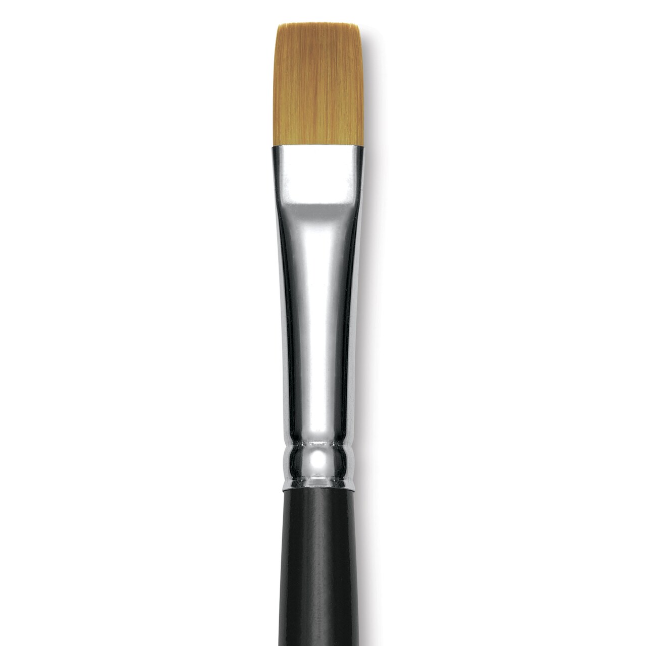 Trekell Synthetic Gold Taklon Brush - Bright, Long Handle, Size 12